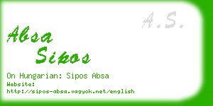absa sipos business card
